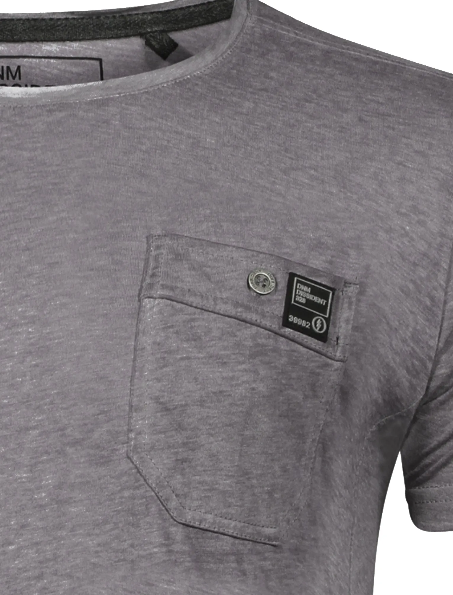 Burnwest Crew Neck Burnout T-Shirt with Pocket in Industrial - Dissident sold by Tokyo Laundry product image thumbnail 3