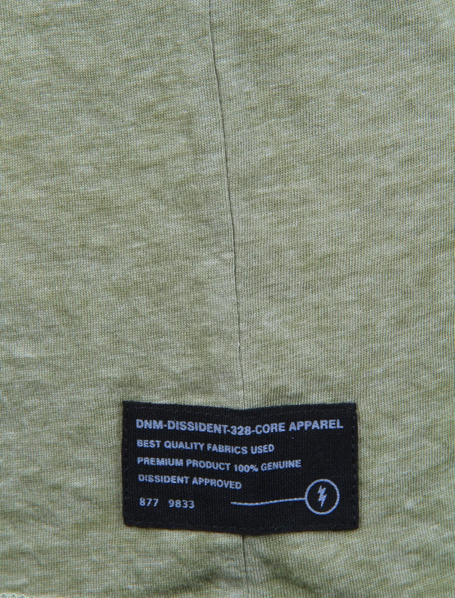 Burnsouth V Neck Burnout T-Shirt with Pocket in Olivine Khaki - Dissident sold by Tokyo Laundry product image thumbnail 4