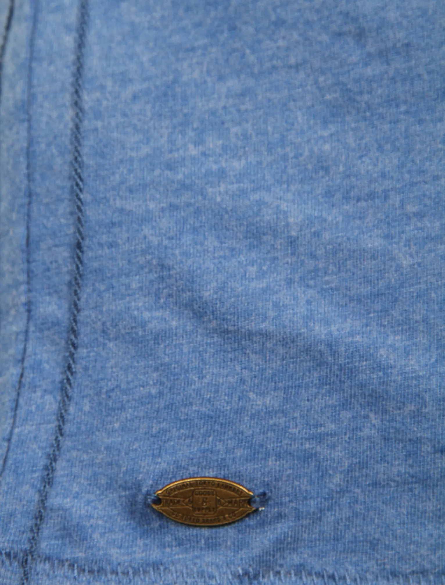 Wave Riders Motif Cotton T-Shirt in Cornflower Blue Marl - Tokyo Laundry sold by Tokyo Laundry product image thumbnail 4