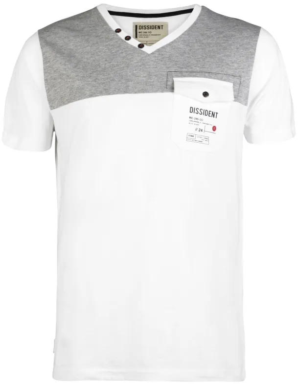 Dissident Westone T-Shirt in Optic White made by Tokyo Laundry