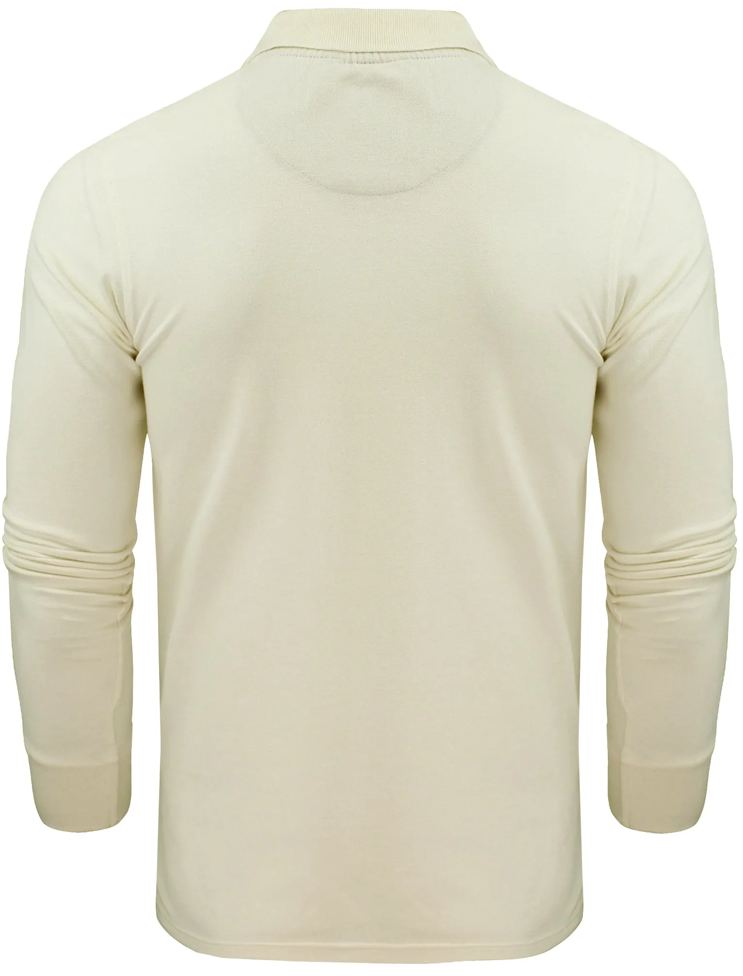 Howell Long Sleeve Polo Shirt in Ivory sold by Tokyo Laundry product image thumbnail 2