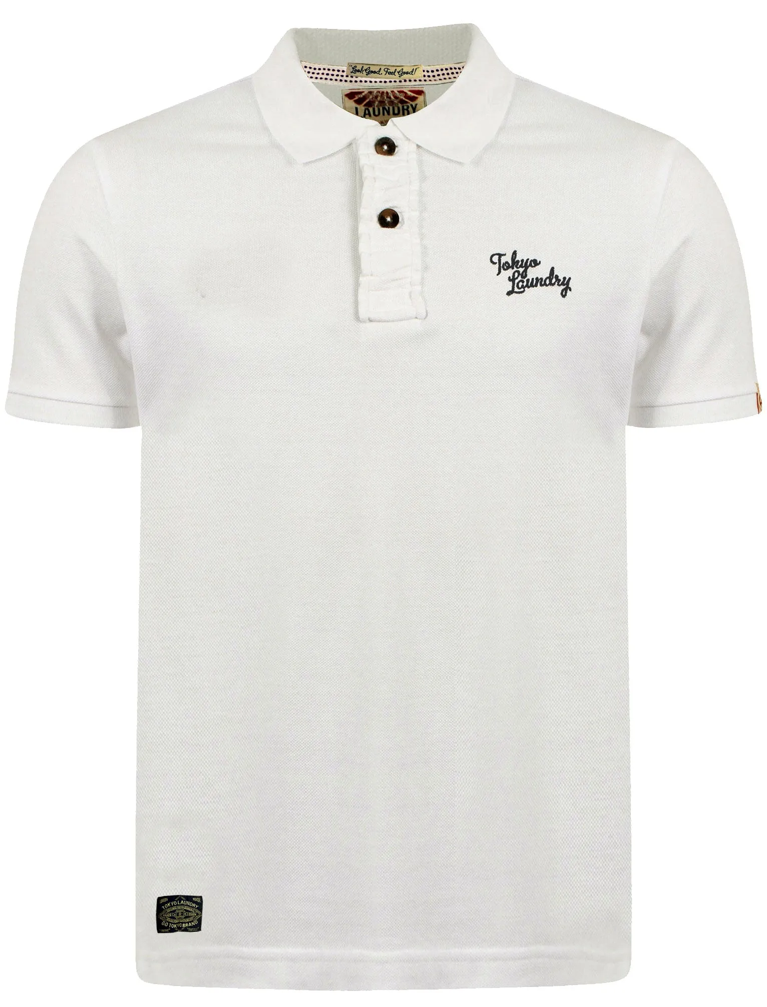 Polo Shirt in Ivory - Tokyo Laundry sold by Tokyo Laundry