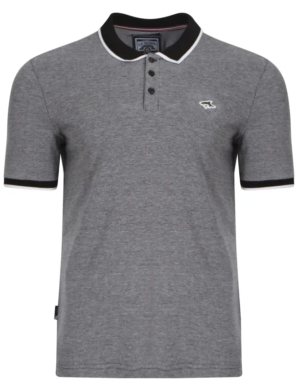 Le Shark black polo shirt made by Tokyo Laundry