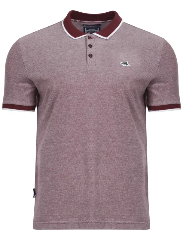 Le Shark oxblood polo shirt made by Tokyo Laundry
