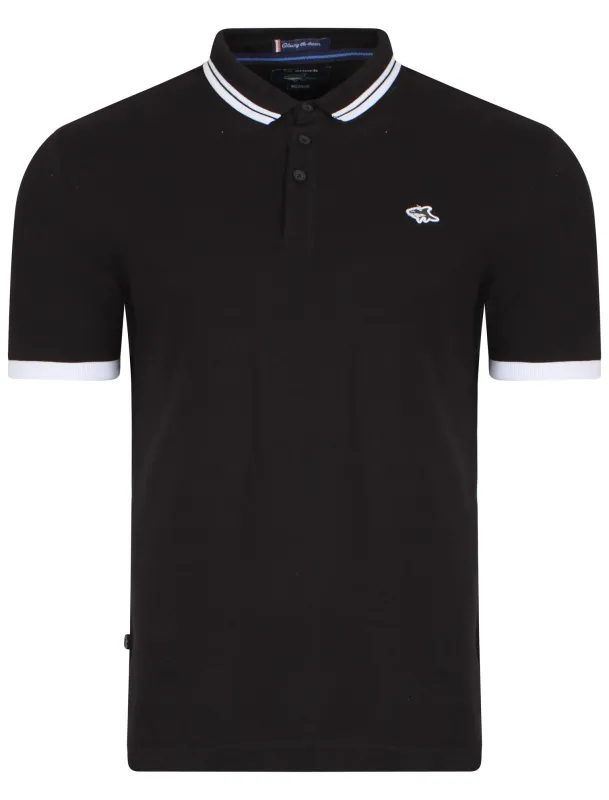 Polo Shirt in Black - Le Shark made by Tokyo Laundry