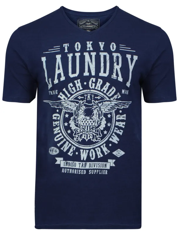 T-shirt in Dark Indigo - Tokyo Laundry made by Tokyo Laundry