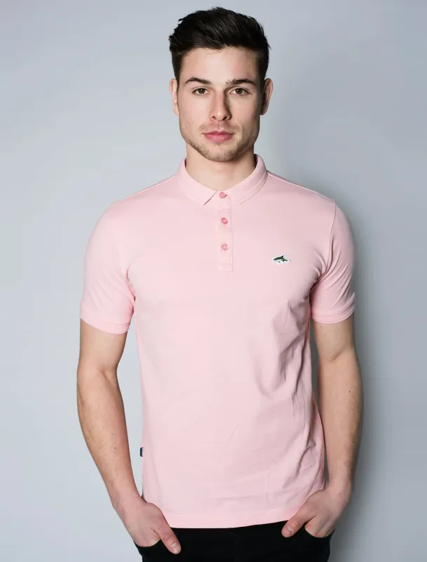 Polo Shirt in Pastel Pink - Le Shark made by Tokyo Laundry