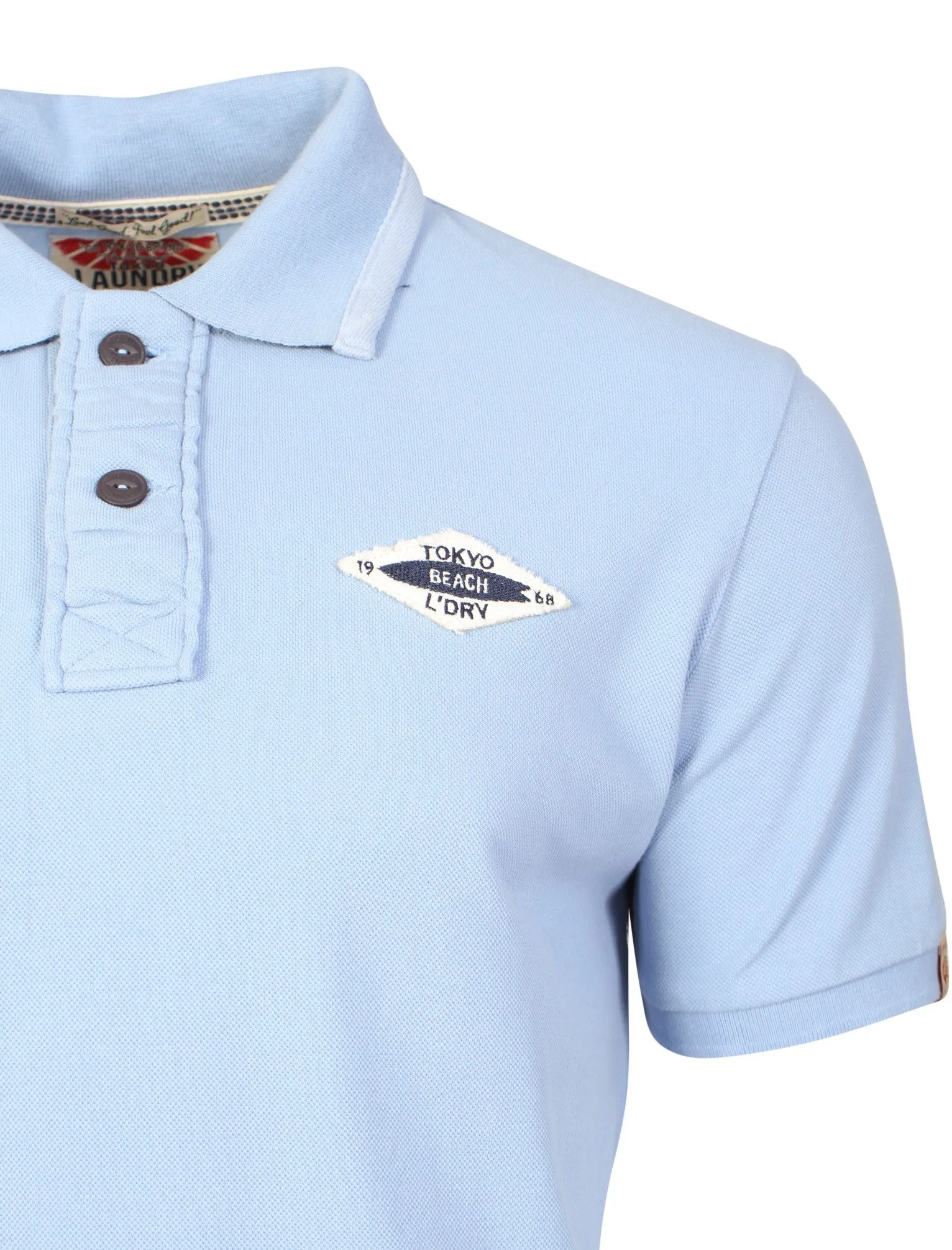 Polo Shirt in Placid Blue - Tokyo Laundry sold by Tokyo Laundry product image thumbnail 5