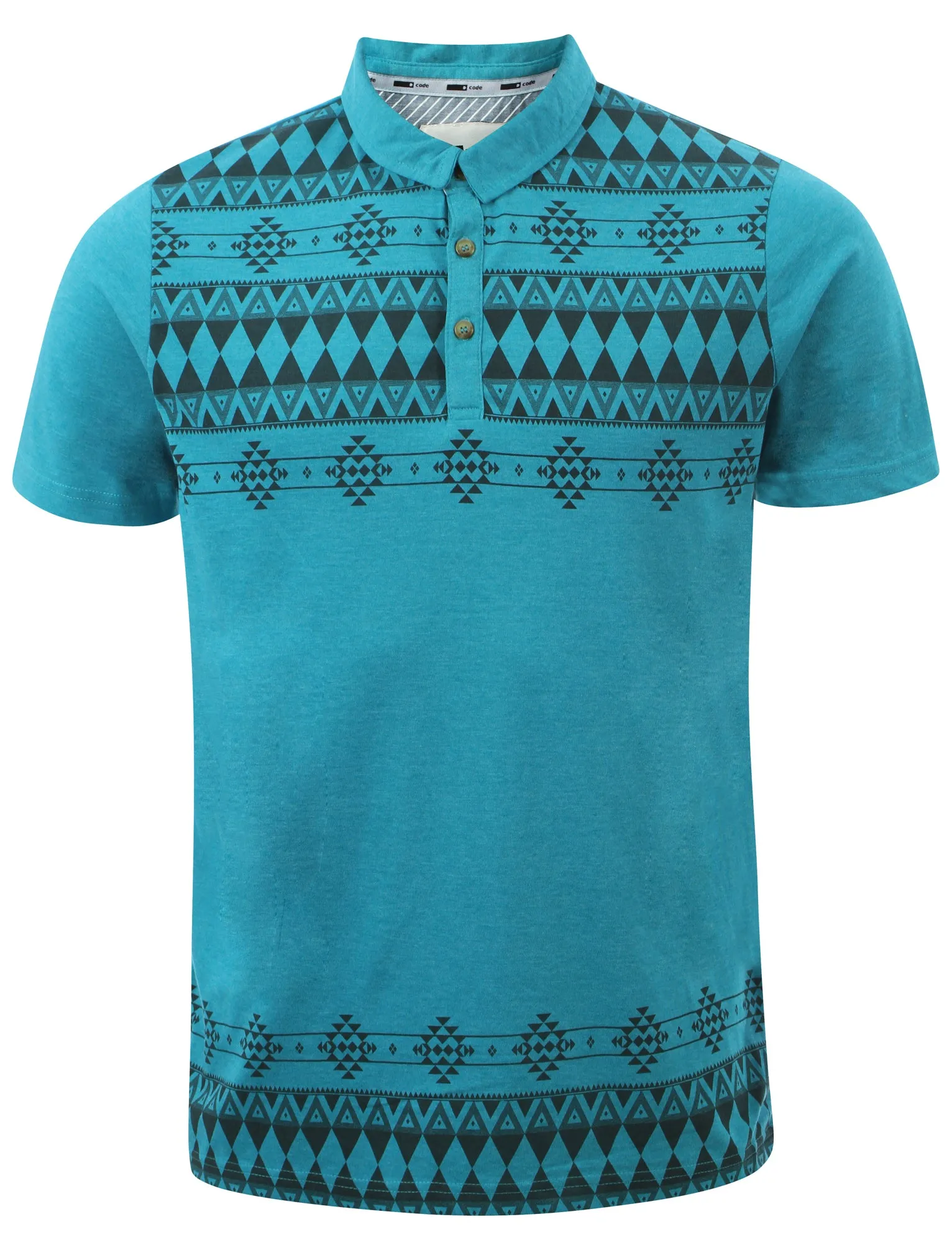 D-Code Brookland polo shirt in Mid Turq Marl sold by Tokyo Laundry