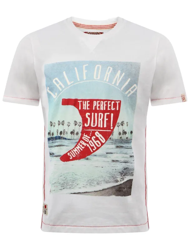 Tokyo Laundry Summer Surf casual t-shirt in Ivory made by Tokyo Laundry