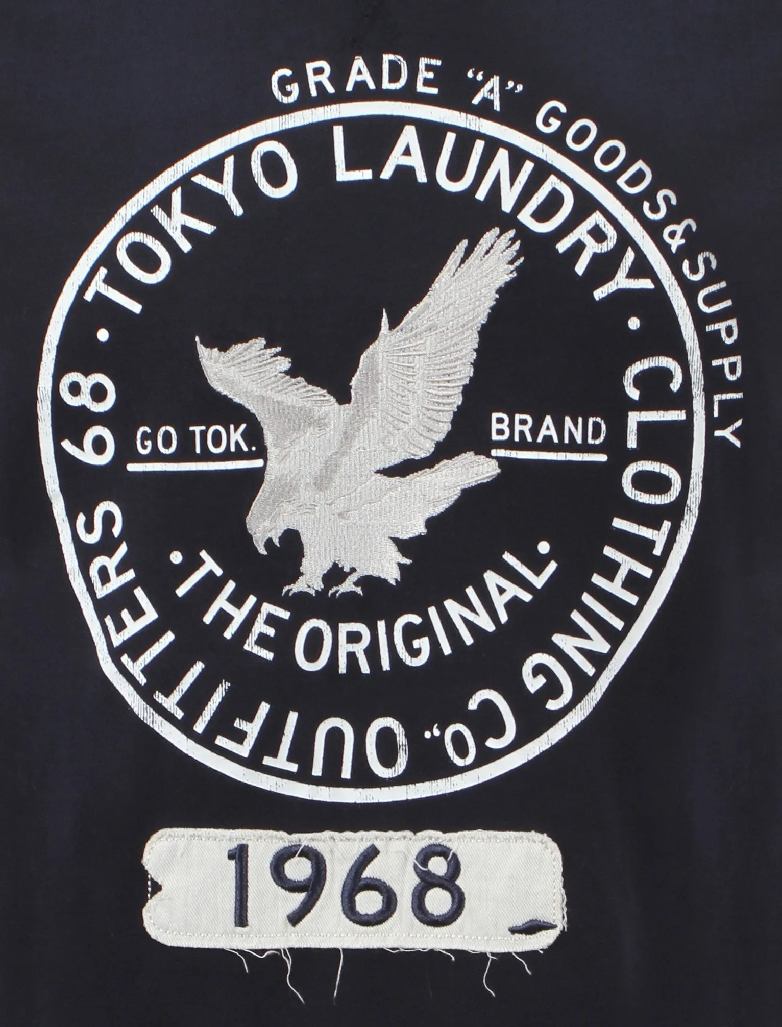 Tokyo Laundry Goods & Supply Crew Neck T-Shirt in Dark Navy sold by Tokyo Laundry product image thumbnail 3