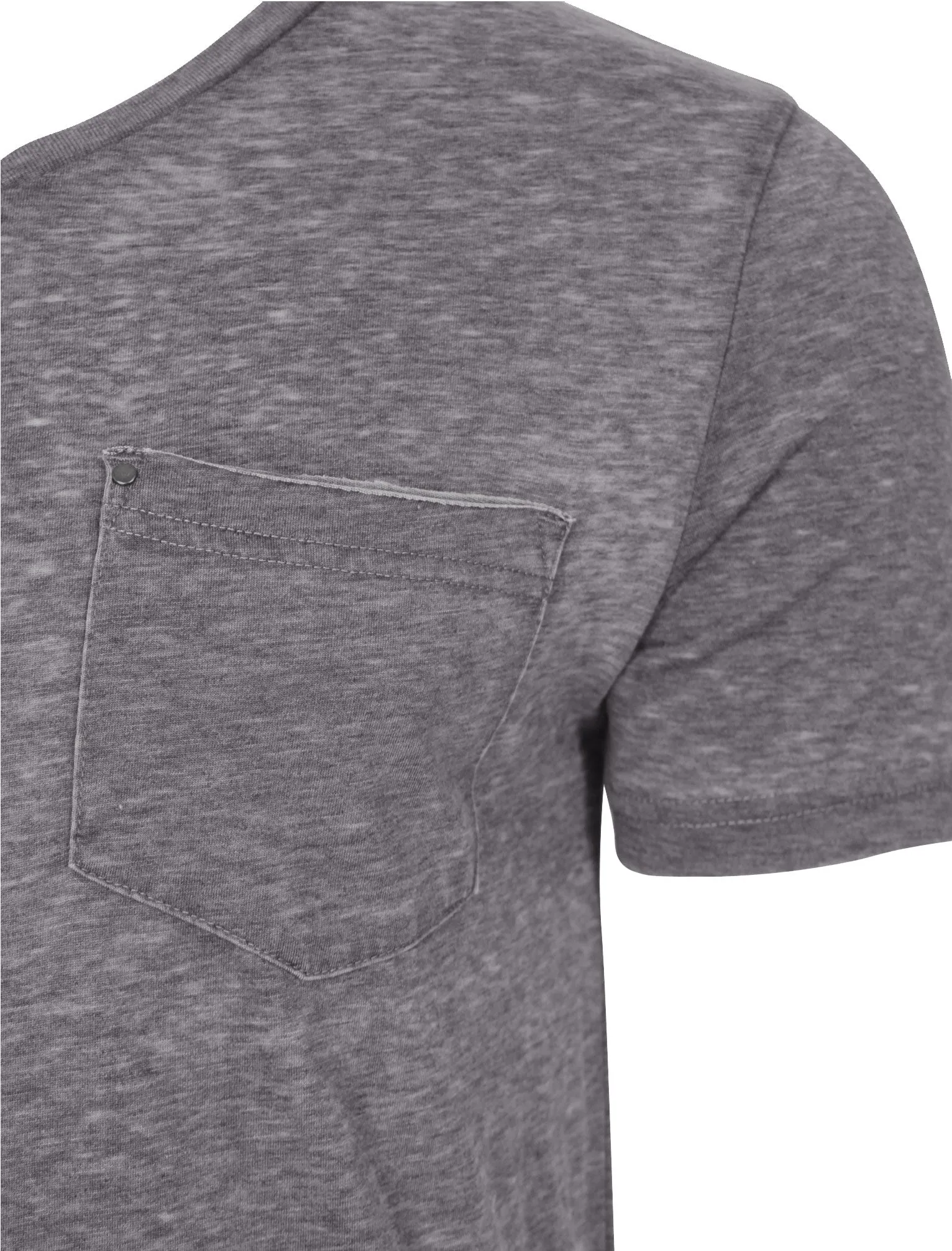 Burn2 Burnout V Neck T-Shirt in Industrial Grey - Dissident sold by Tokyo Laundry product image thumbnail 3