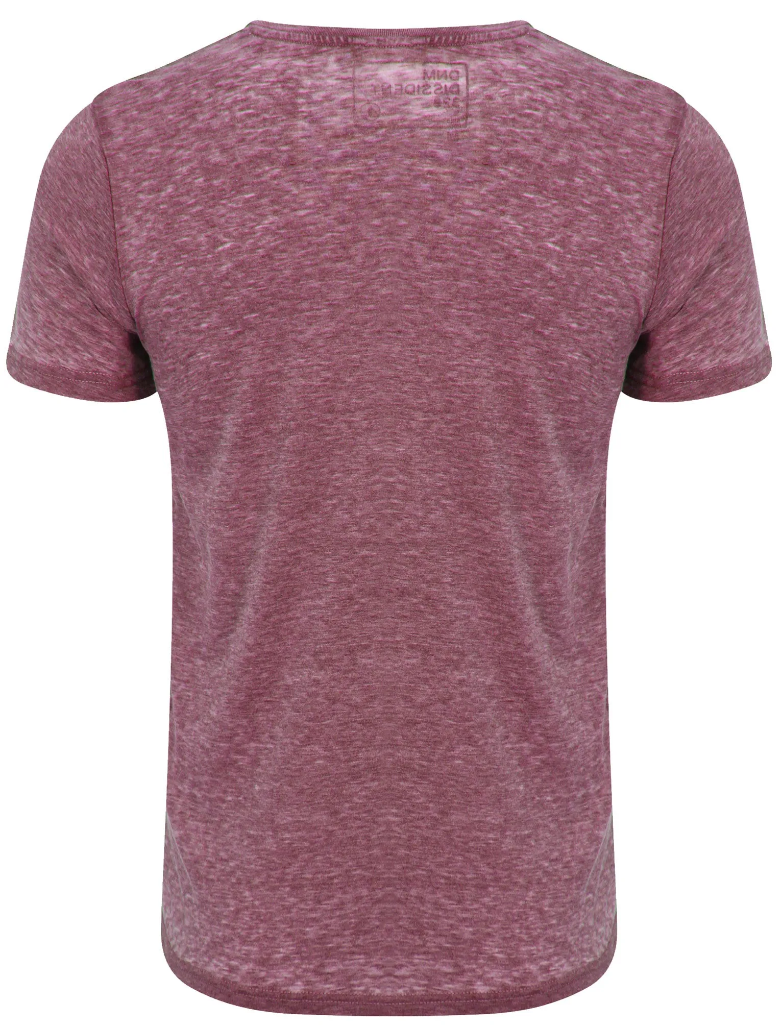 Burn2 Burnout V Neck T-Shirt in Bordeaux - Dissident sold by Tokyo Laundry product image thumbnail 2