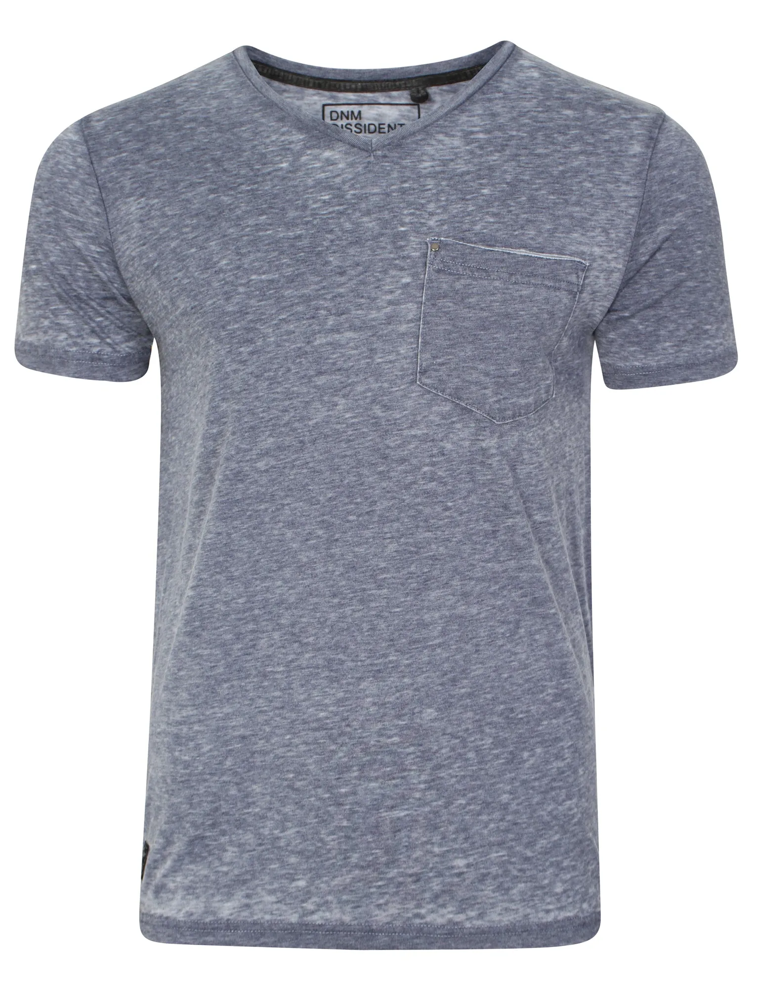 Burn2 Burnout V Neck T-Shirt in Indigo - Dissident sold by Tokyo Laundry product image thumbnail 2