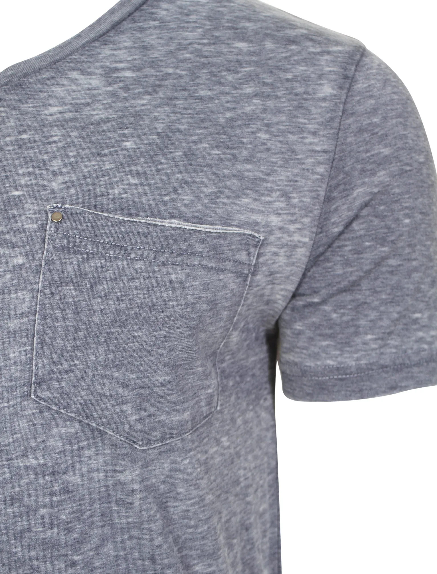 Burn2 Burnout V Neck T-Shirt in Indigo - Dissident sold by Tokyo Laundry product image thumbnail 4