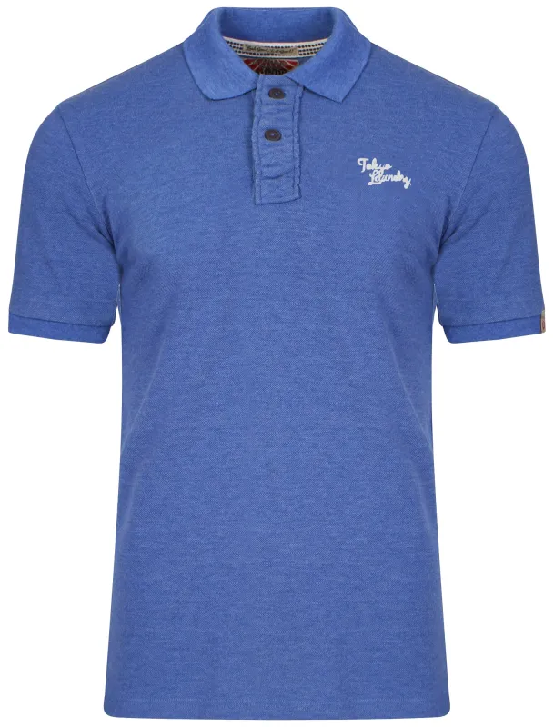 Rochester Polo Shirt in Cornflower Blue - Tokyo Laundry made by Tokyo Laundry