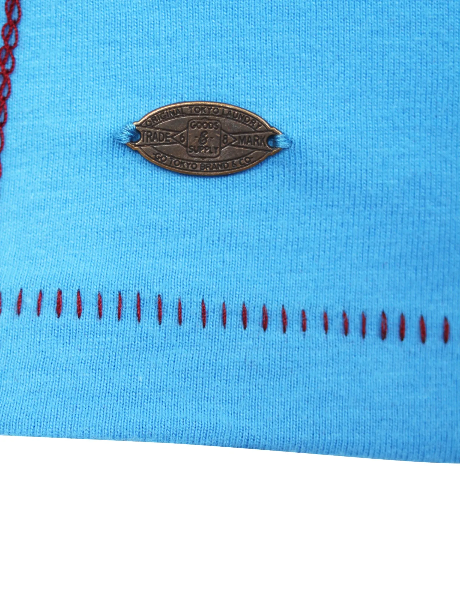 Cali Surf Motif T-Shirt in Swedish Blue - Tokyo Laundry sold by Tokyo Laundry product image thumbnail 4