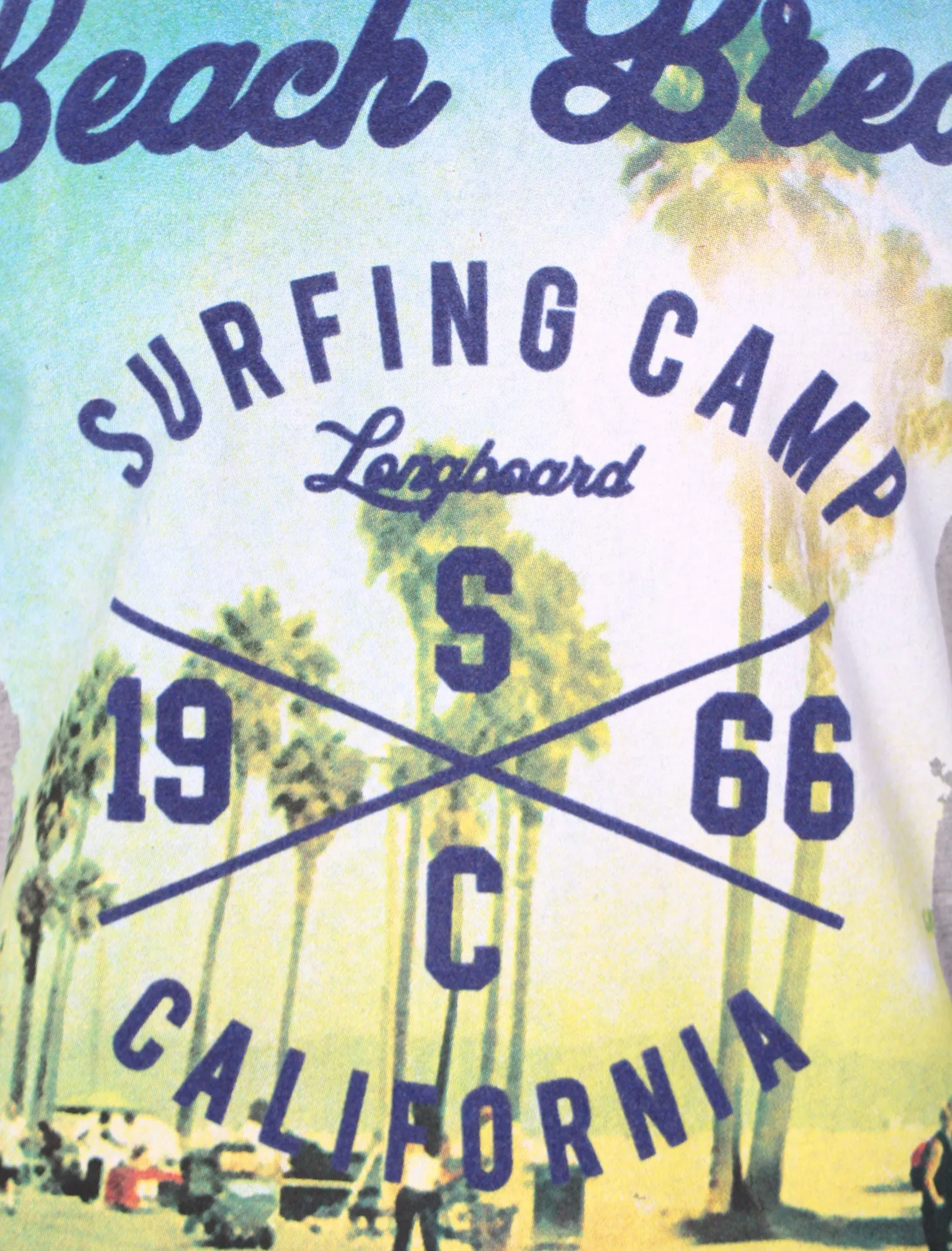 Cali Surf Motif T-Shirt in Ivory - Tokyo Laundry sold by Tokyo Laundry product image thumbnail 3