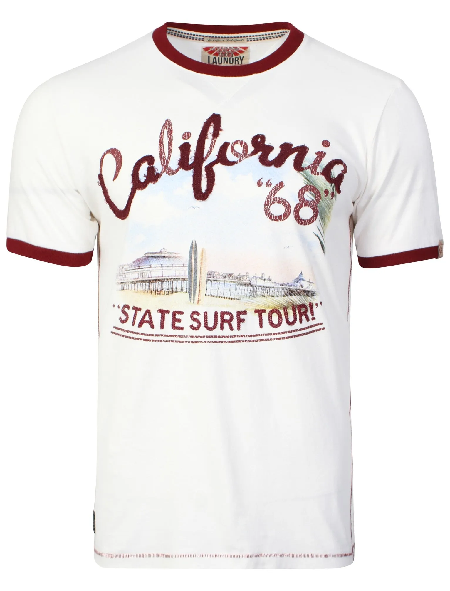 Panama Bay T-shirt in Ivory - Tokyo Laundry sold by Tokyo Laundry