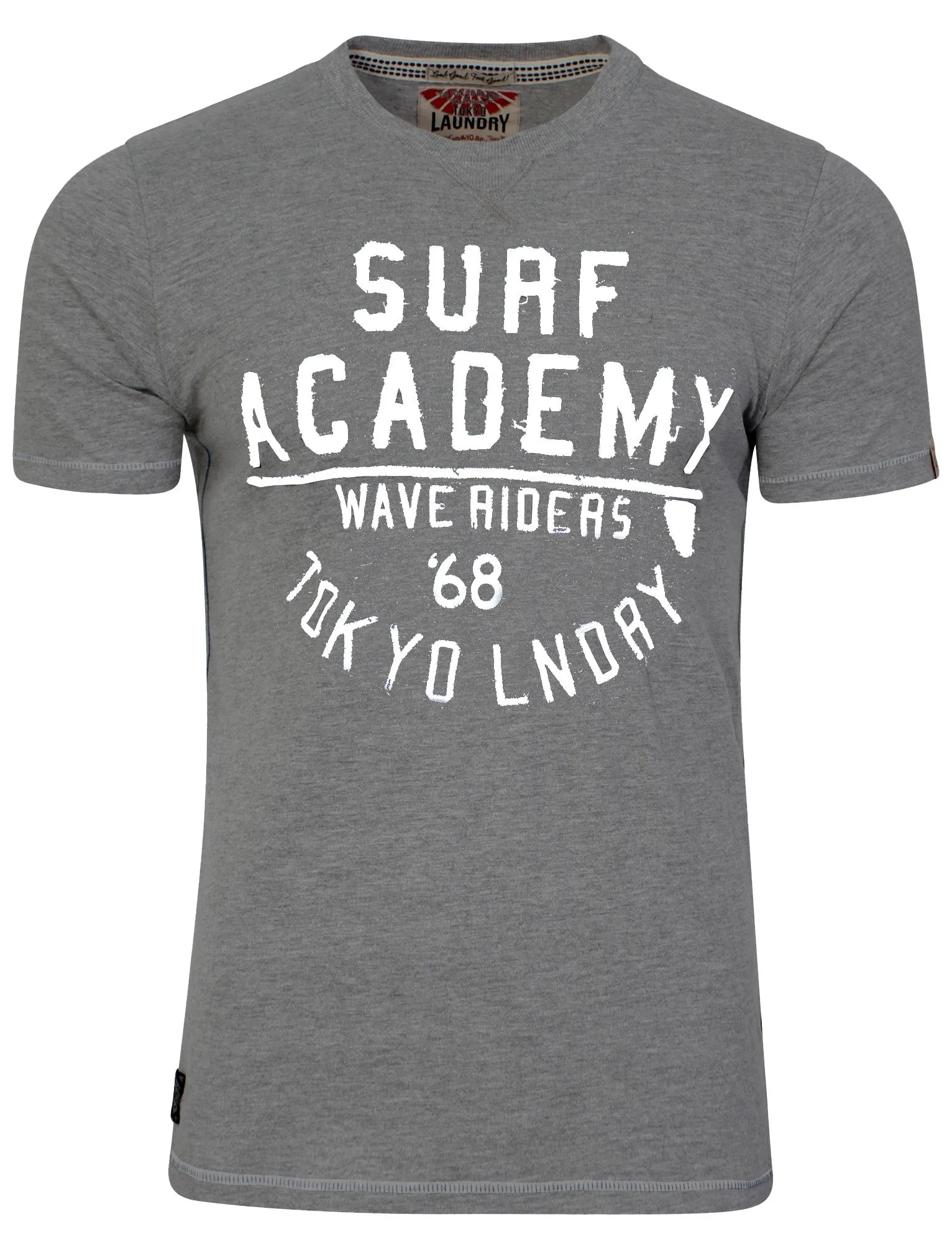 Fall Brook T-Shirt in Mid Grey Marl - Tokyo Laundry sold by Tokyo Laundry