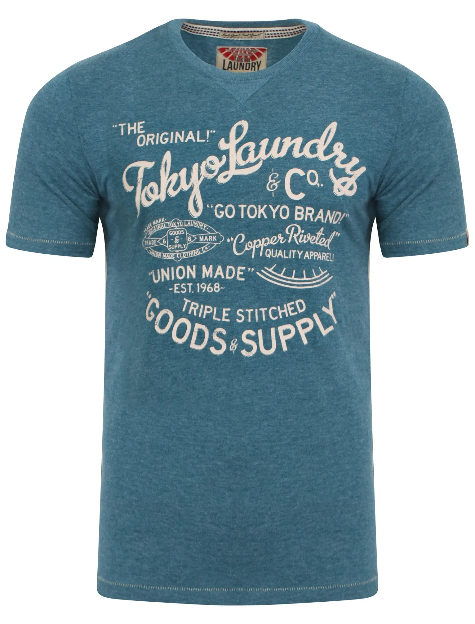 Otterwell T-shirt in Blue Marl - Tokyo Laundry sold by Tokyo Laundry product image thumbnail 2