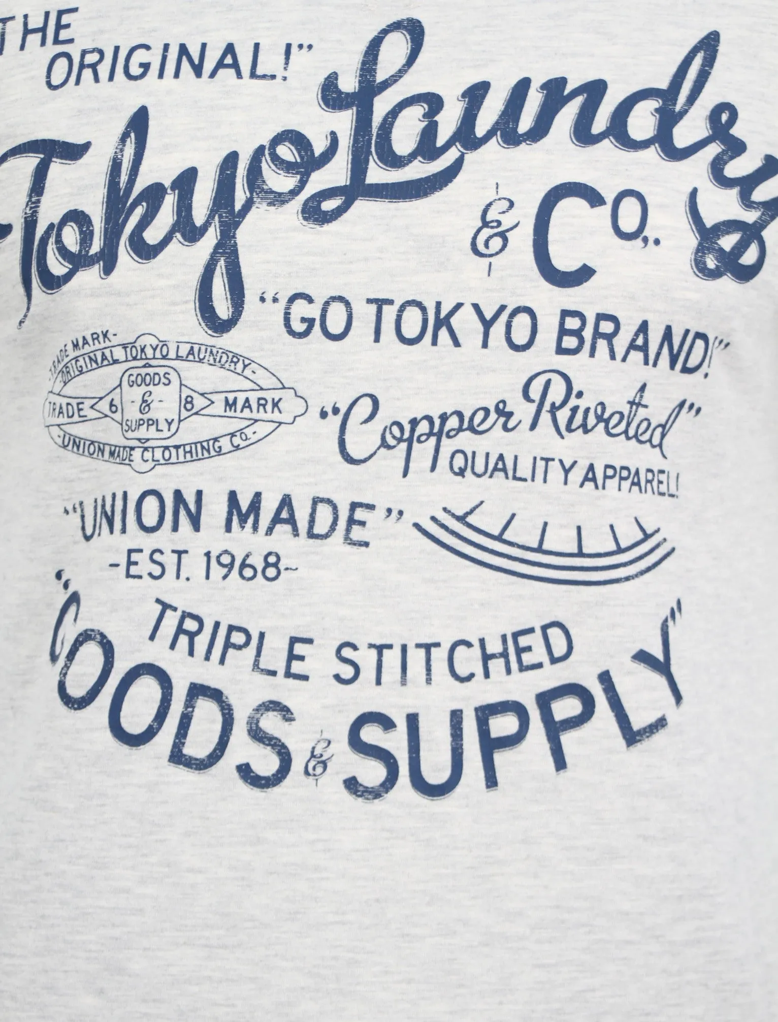 Otterwell T-shirt in Oatmeal Marl - Tokyo Laundry sold by Tokyo Laundry product image thumbnail 3