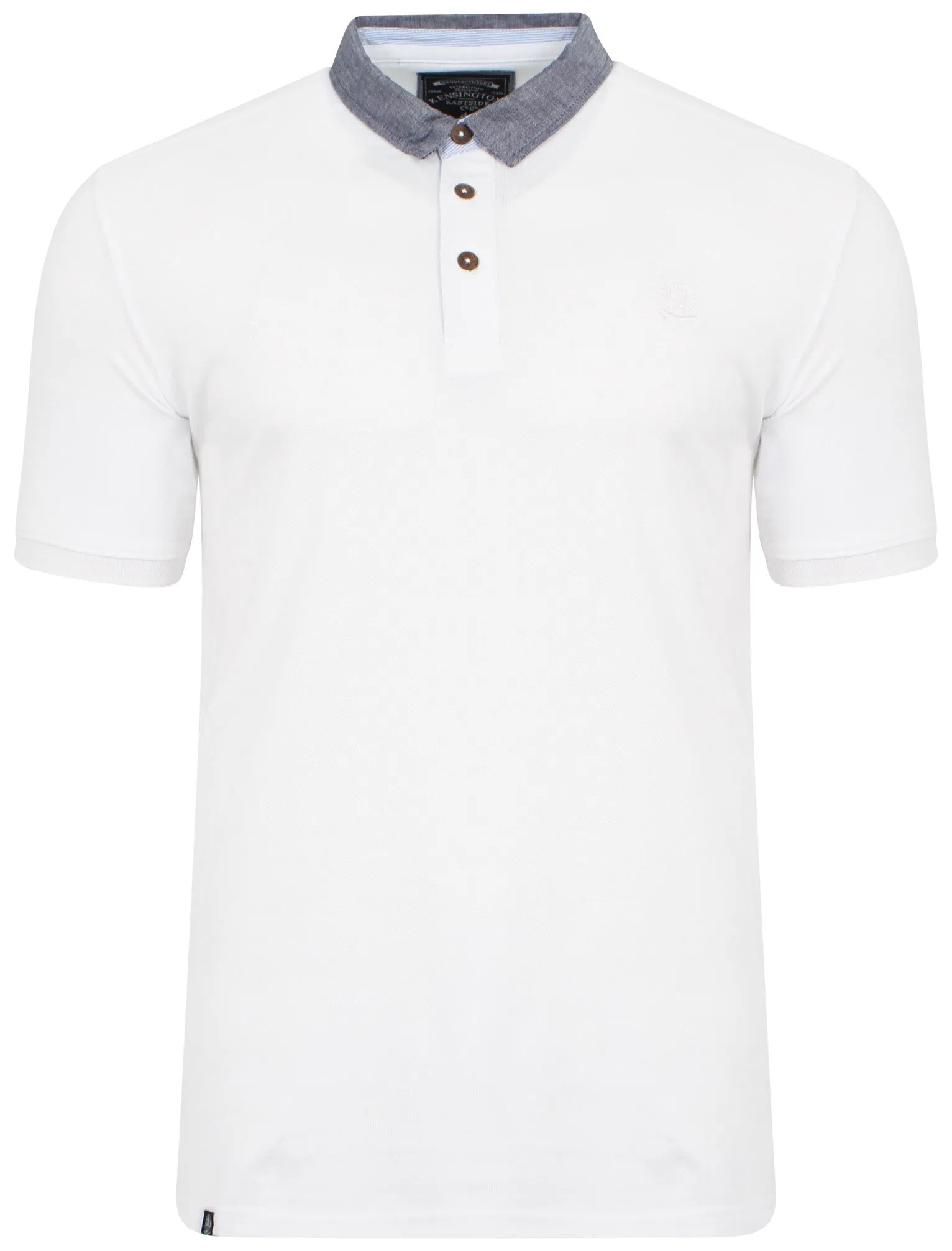 Brydges Polo Shirt in White - Kensington Eastside sold by Tokyo Laundry