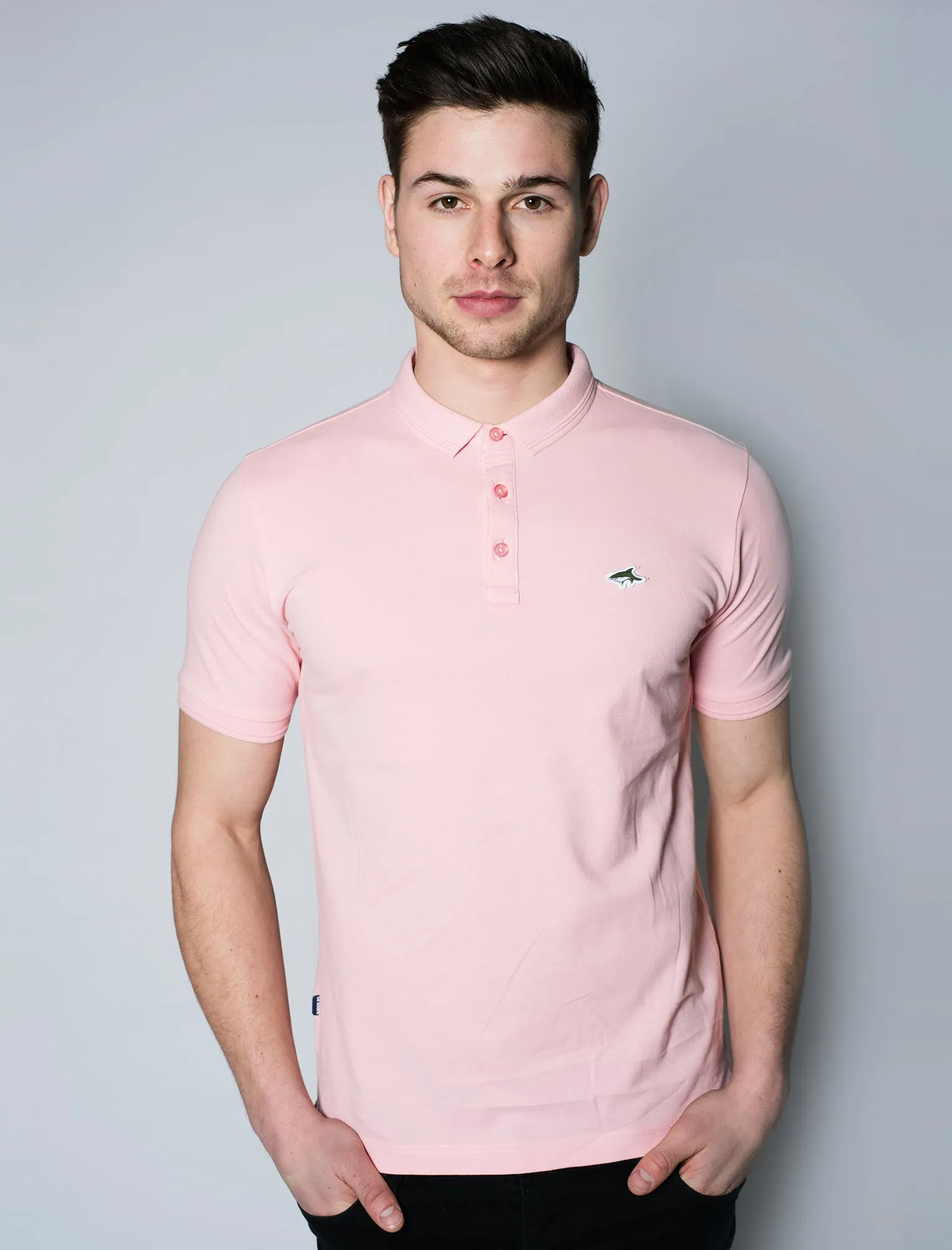 Byland Polo Shirt in Pastel Pink - Le Shark sold by Tokyo Laundry
