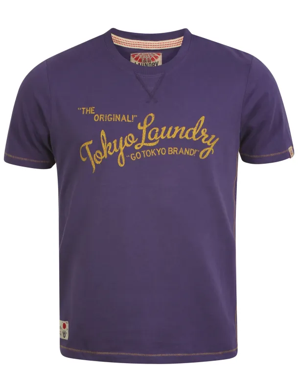 Tokyo Laundry Keith Purple t-shirt made by Tokyo Laundry