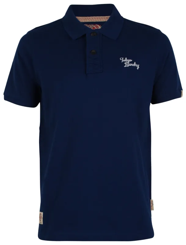 Tokyo Laundry Sophomore Navy Polo Shirt made by Tokyo Laundry