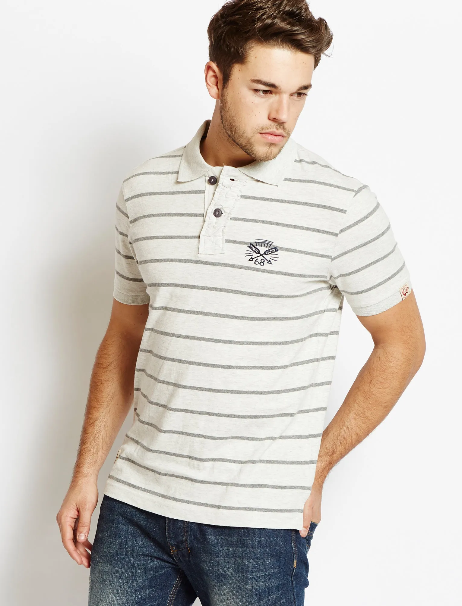 Tokyo Laundry Hanska blue polo shirt sold by Tokyo Laundry product image thumbnail 4