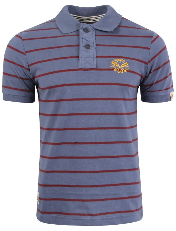 Tokyo Laundry Hanska blue polo shirt made by Tokyo Laundry