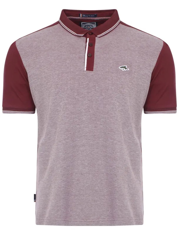 Le Shark Brewer red polo shirt made by Tokyo Laundry