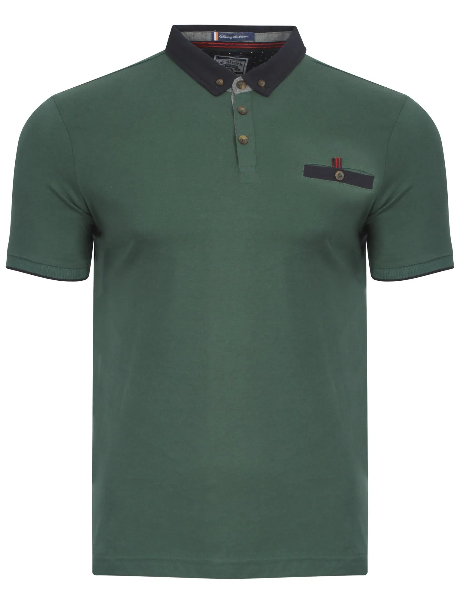 Le Shark Bramwell polo shirt in green sold by Tokyo Laundry product image thumbnail 2