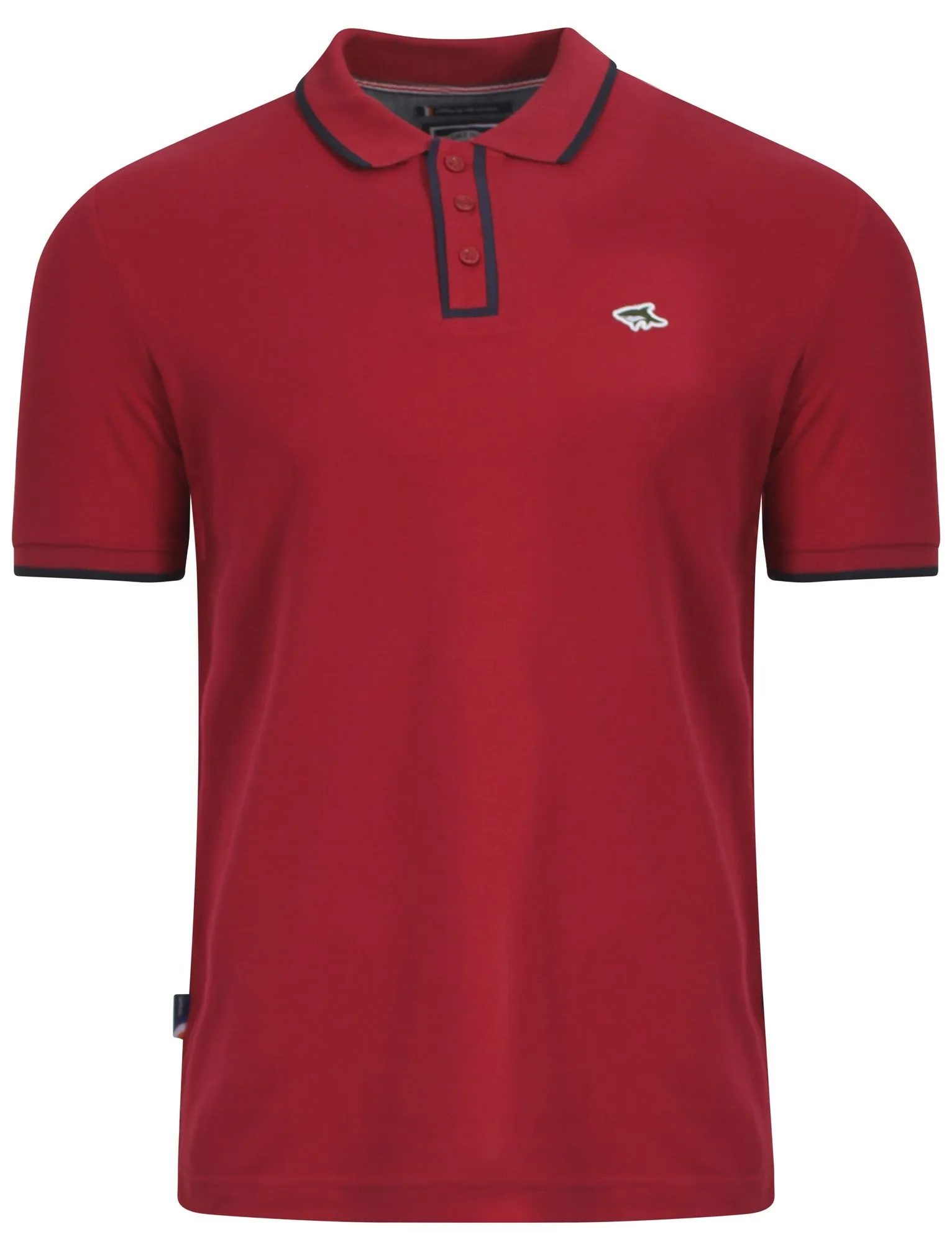 Le Shark Bridgeway polo shirt in red sold by Tokyo Laundry