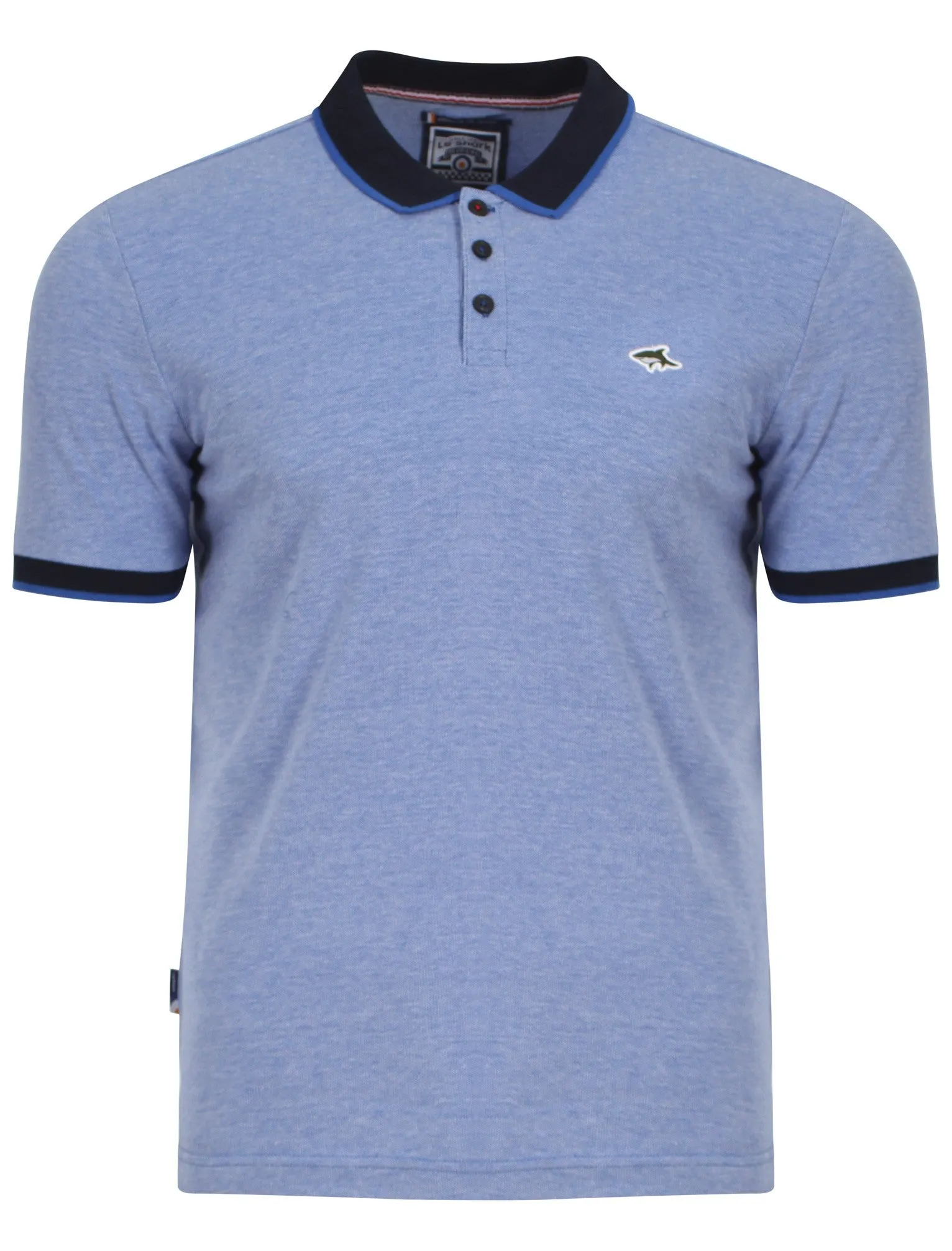 Le Shark Bramshaw blue polo shirt sold by Tokyo Laundry
