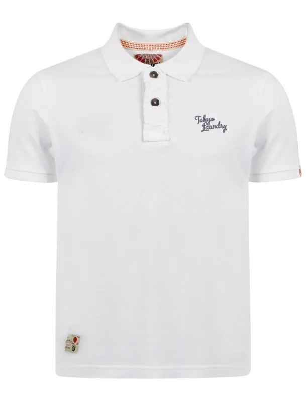 Tokyo Laundry Memphis Bay white polo shirt made by Tokyo Laundry