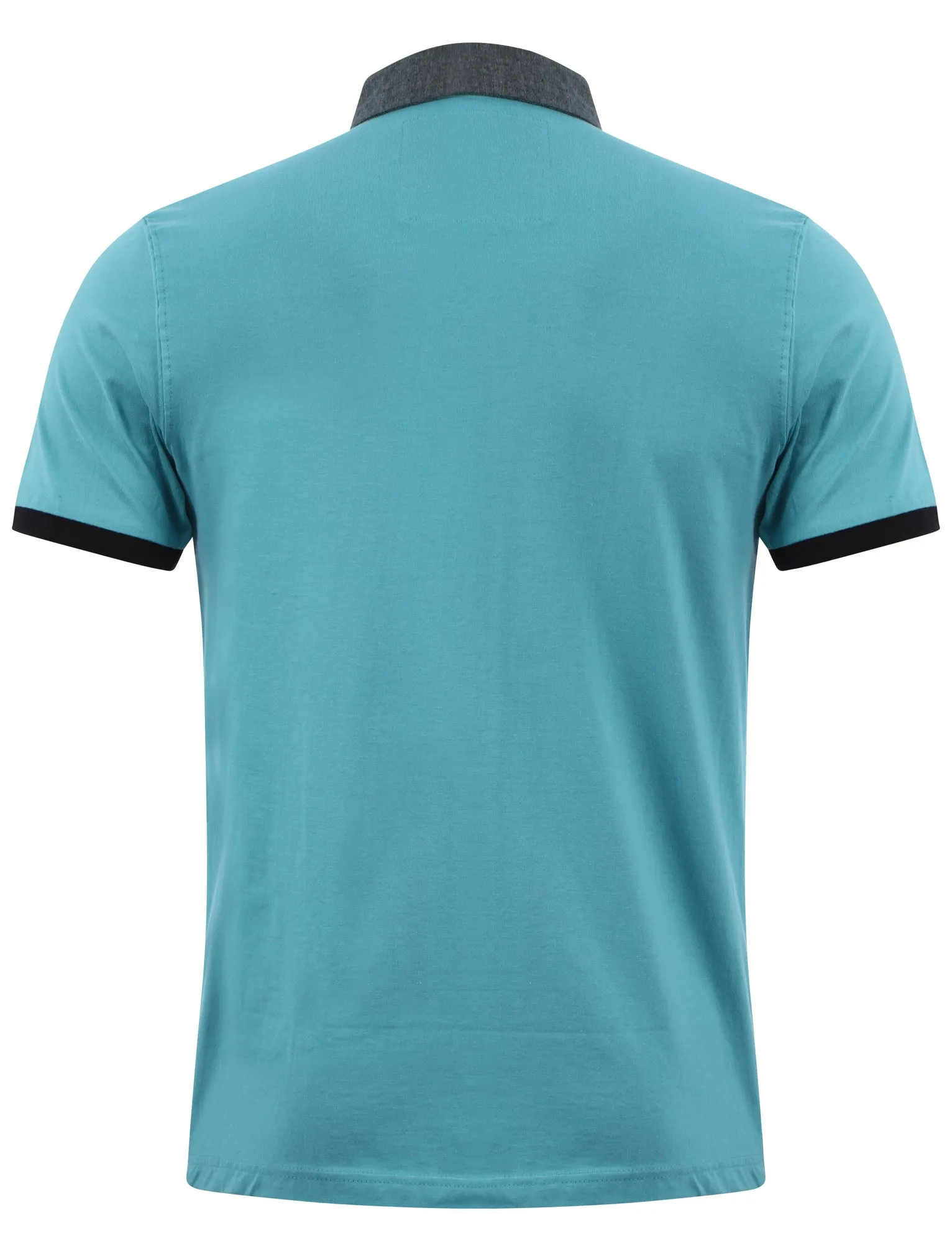 D-Code Class printed polo shirt in blue sold by Tokyo Laundry product image thumbnail 2