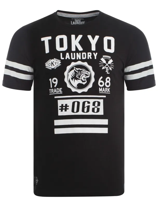 Tokyo Laundry black t-shirt made by Tokyo Laundry