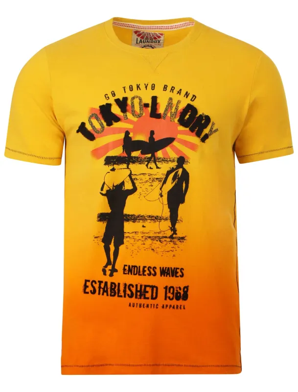 Tokyo Laundry Endless yellow t-shirt made by Tokyo Laundry