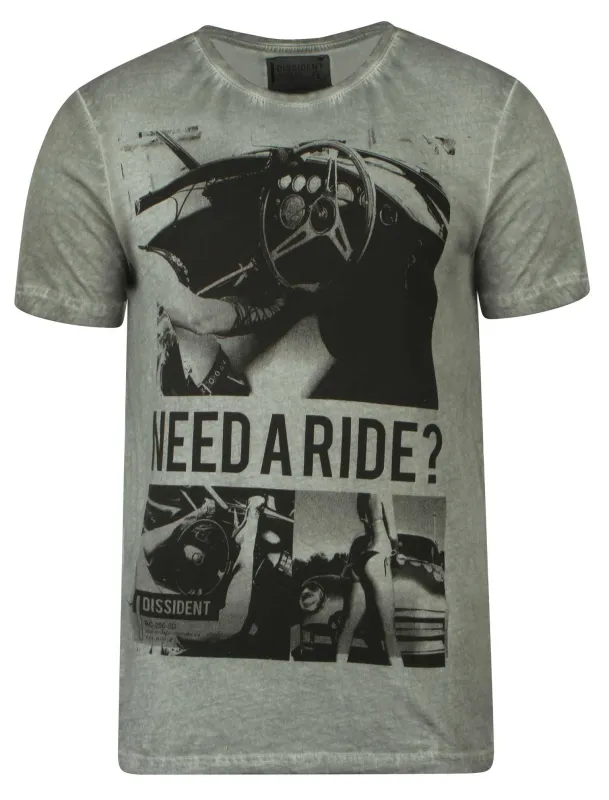 Dissident Need A Ride grey t-shirt made by Tokyo Laundry