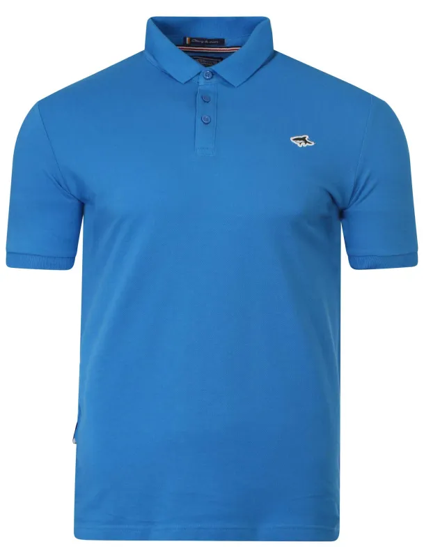 Le Shark Atwood blue polo shirt made by Tokyo Laundry