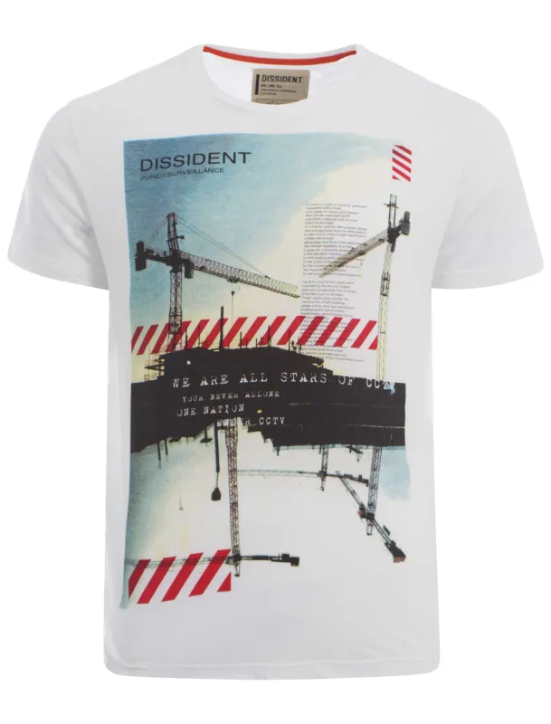 Dissident Disscrane white t-shirt made by Tokyo Laundry