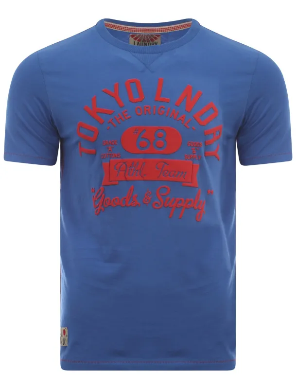 Tokyo Laundry Otto blue t-shirt made by Tokyo Laundry