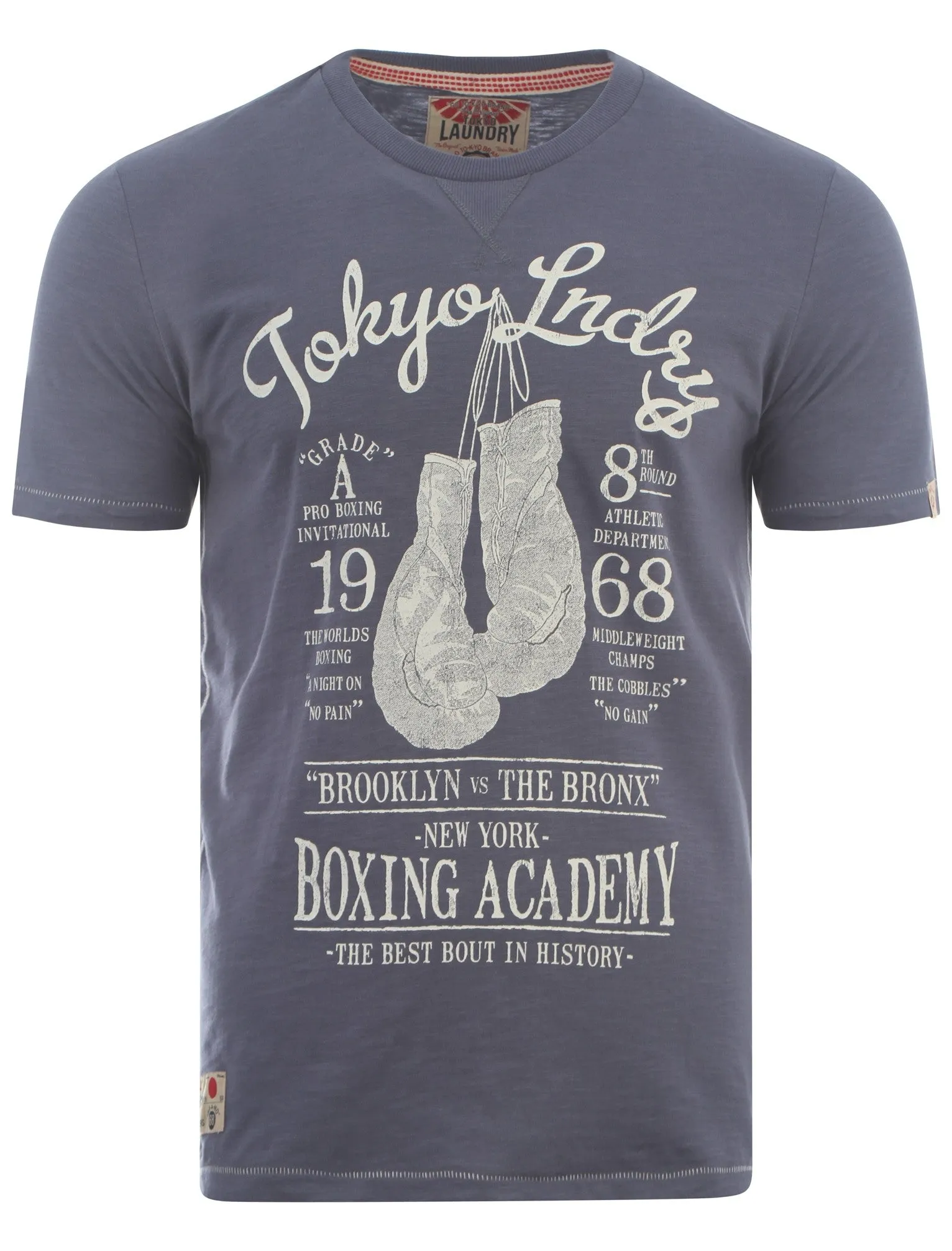 Tokyo Laundry Vincenzo navy t-shirt sold by Tokyo Laundry