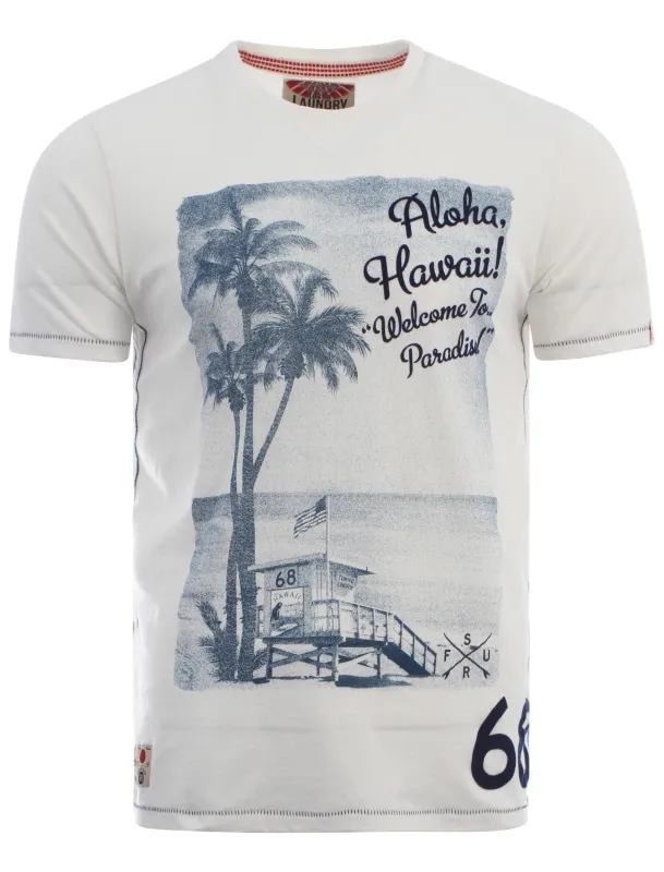 Tokyo Laundry Hollow Bay ivory t-shirt made by Tokyo Laundry