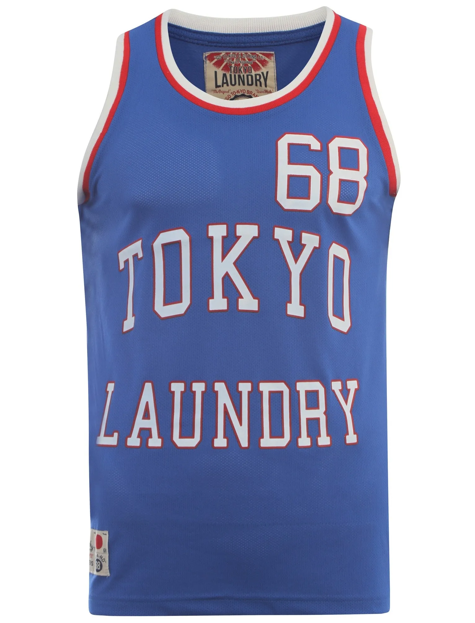 Tokyo Laundry Tokyo Bulls blue basketball vest sold by Tokyo Laundry