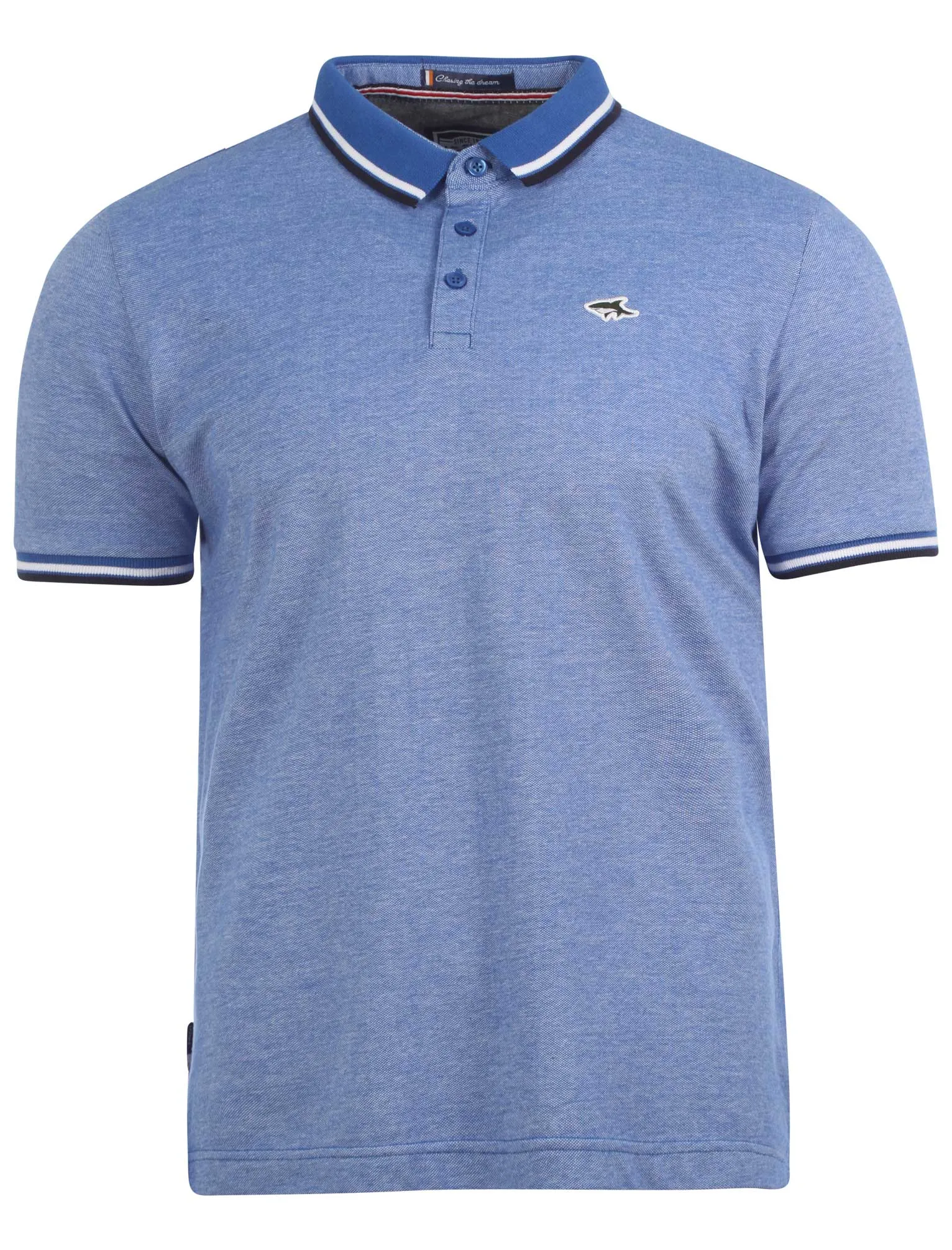 Le Shark Banks Blue Polo Shirt sold by Tokyo Laundry