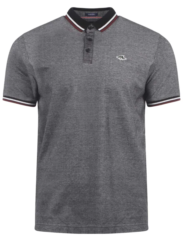 Le Shark Banks Black Polo Shirt made by Tokyo Laundry