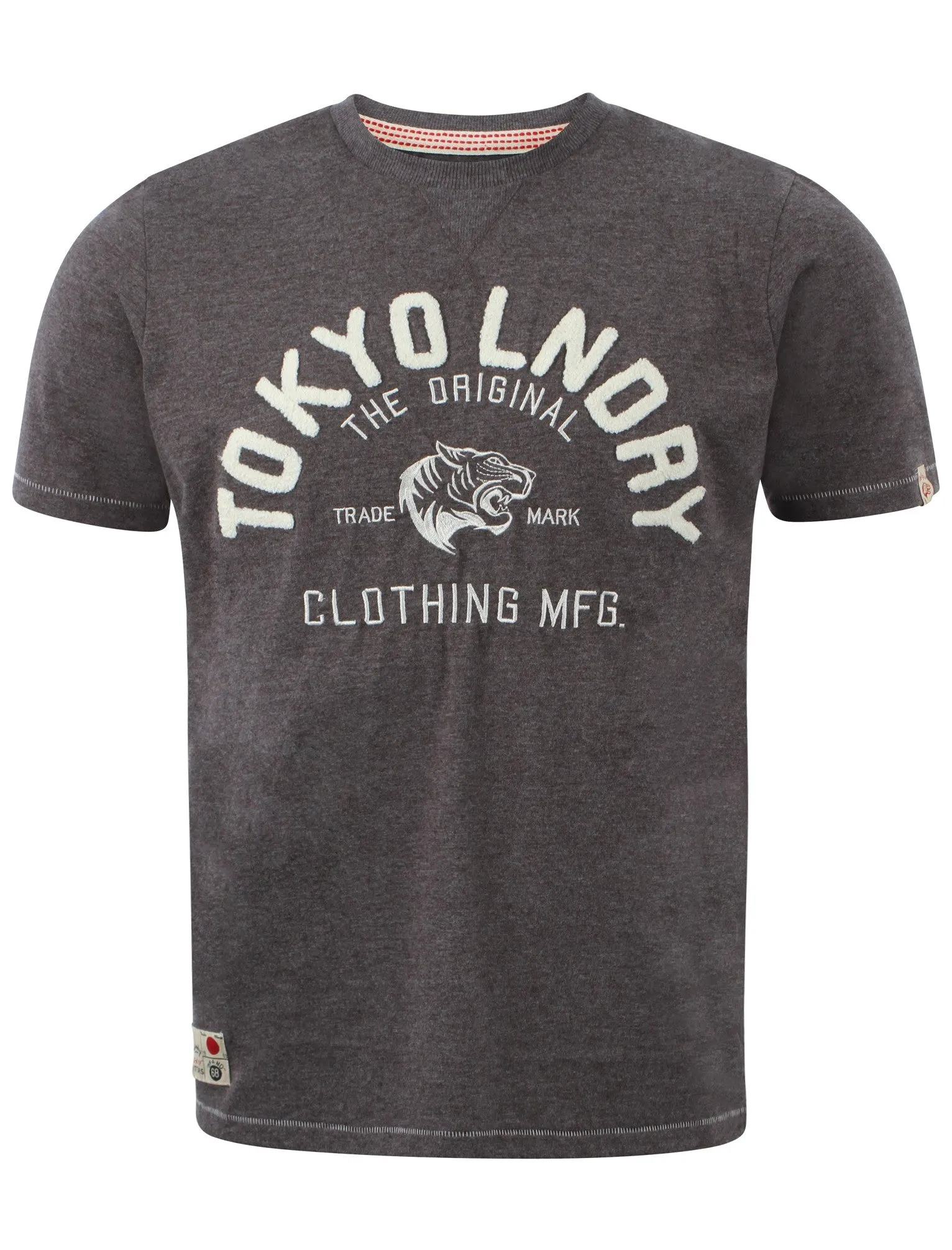Tokyo Laundry Harrisburg dark grey t-shirt sold by Tokyo Laundry